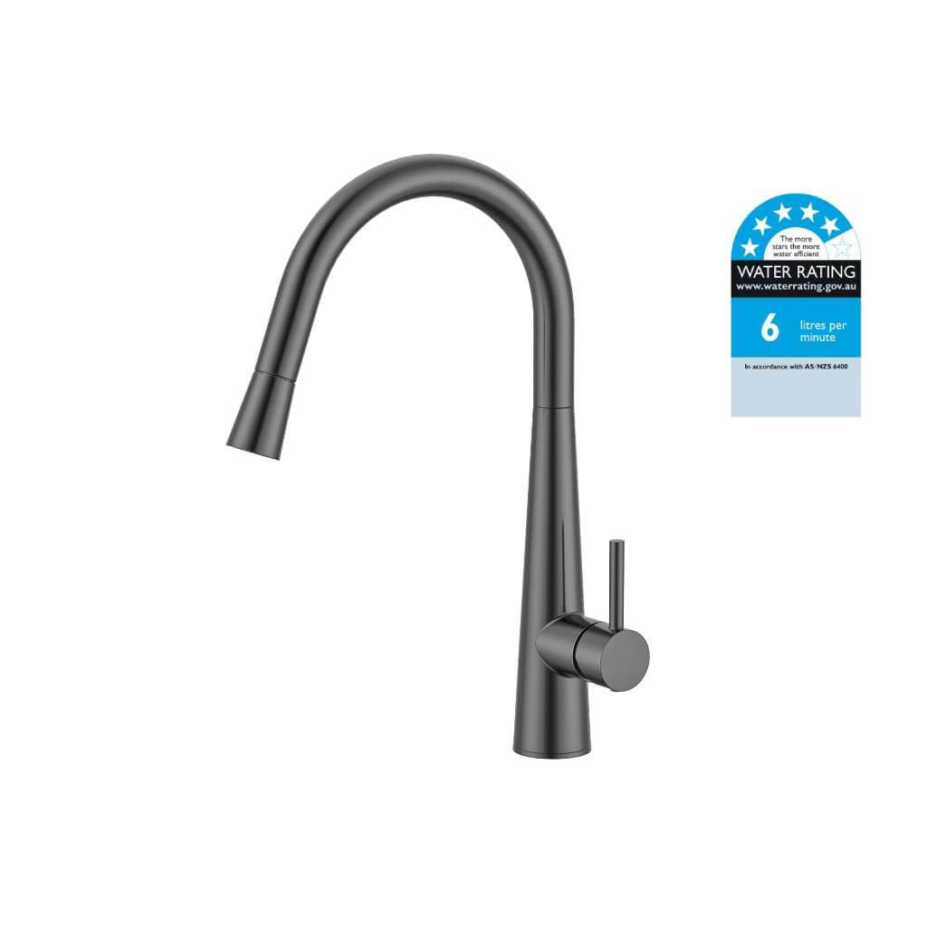 Calla Round Pull Out Kitchen/Laundry Sink Mixer Tap