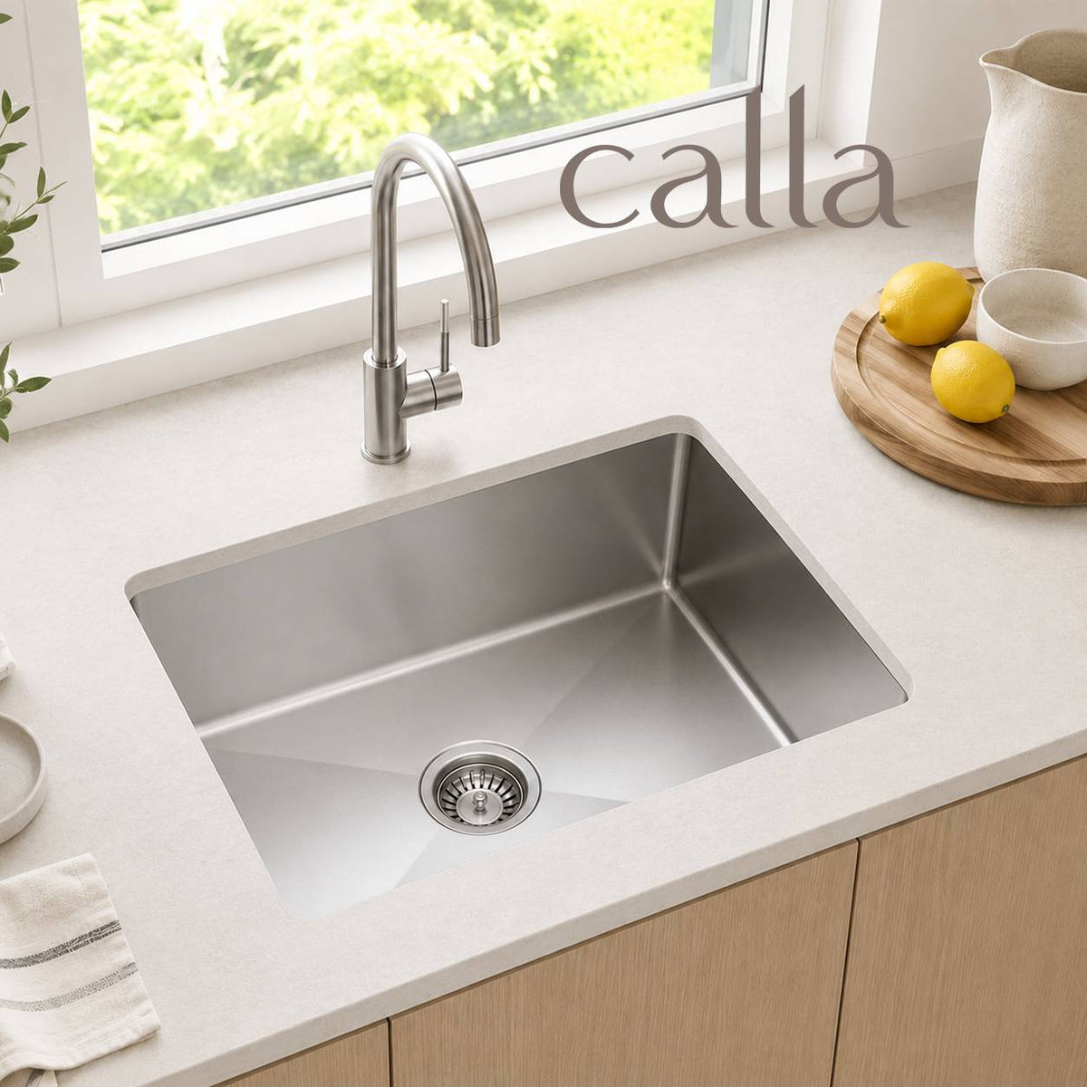 Calla 5545 Classic Single Bowl Stainless Steel Sink
