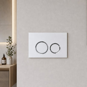 Lumi 560 In-Wall Rimless Tornado Toilet with Round Buttons